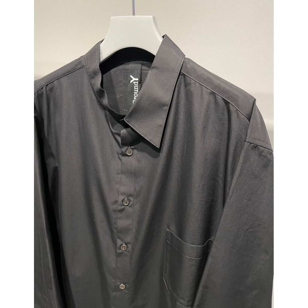 Ground Y COTTON BROADCLOTH COLLAR CUT-OFF SHIRT