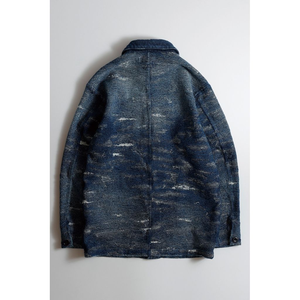 FDMTL JACQUARD DENIM COVERALL 5YR WASH