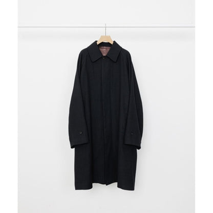 marka TUMBLED WOOL SERGE RAGLAN SLEEVES COAT