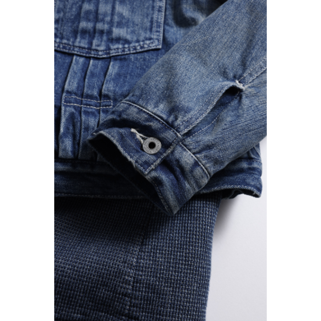 FDMTL FA26JK42U PLEATS LAPEL JACKET 3YR WASH