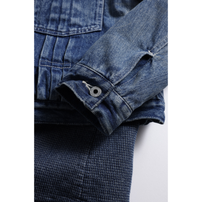 FDMTL FA26JK42U PLEATS LAPEL JACKET 3YR WASH