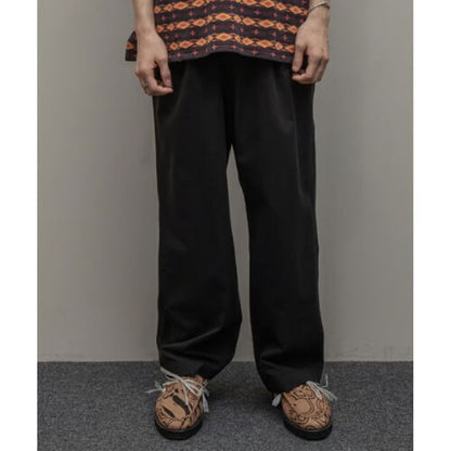 BAL COTTON TWILL PLEATED TROUSER