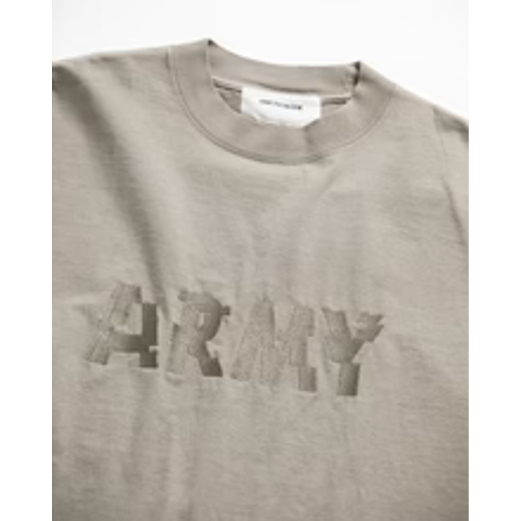 ANACHRONORM ANNK-004 ARMY GLITCH EMBROIDERY S/S T-S
