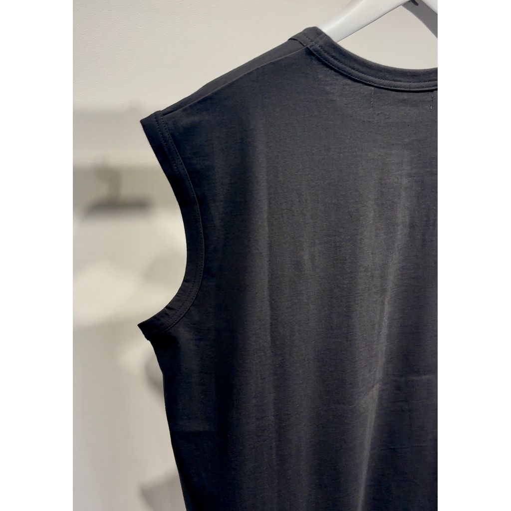 Y's for men Y's for men LOGO PRINT SLEEVELESS T-SHIRTS