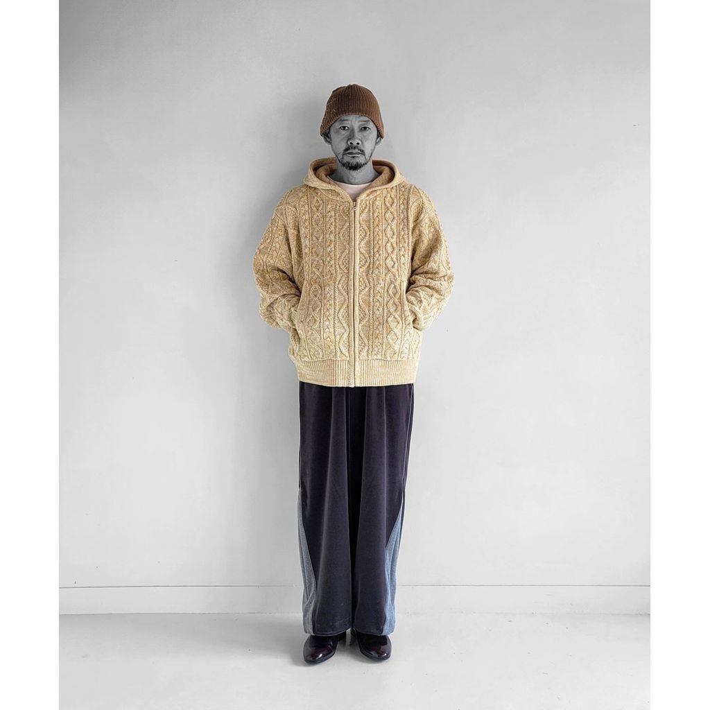VOO F.Z.P MIX KNIT JACKET
