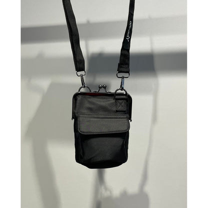 Ground Y SHOULDER BAG WITH CLASP CLOSURE