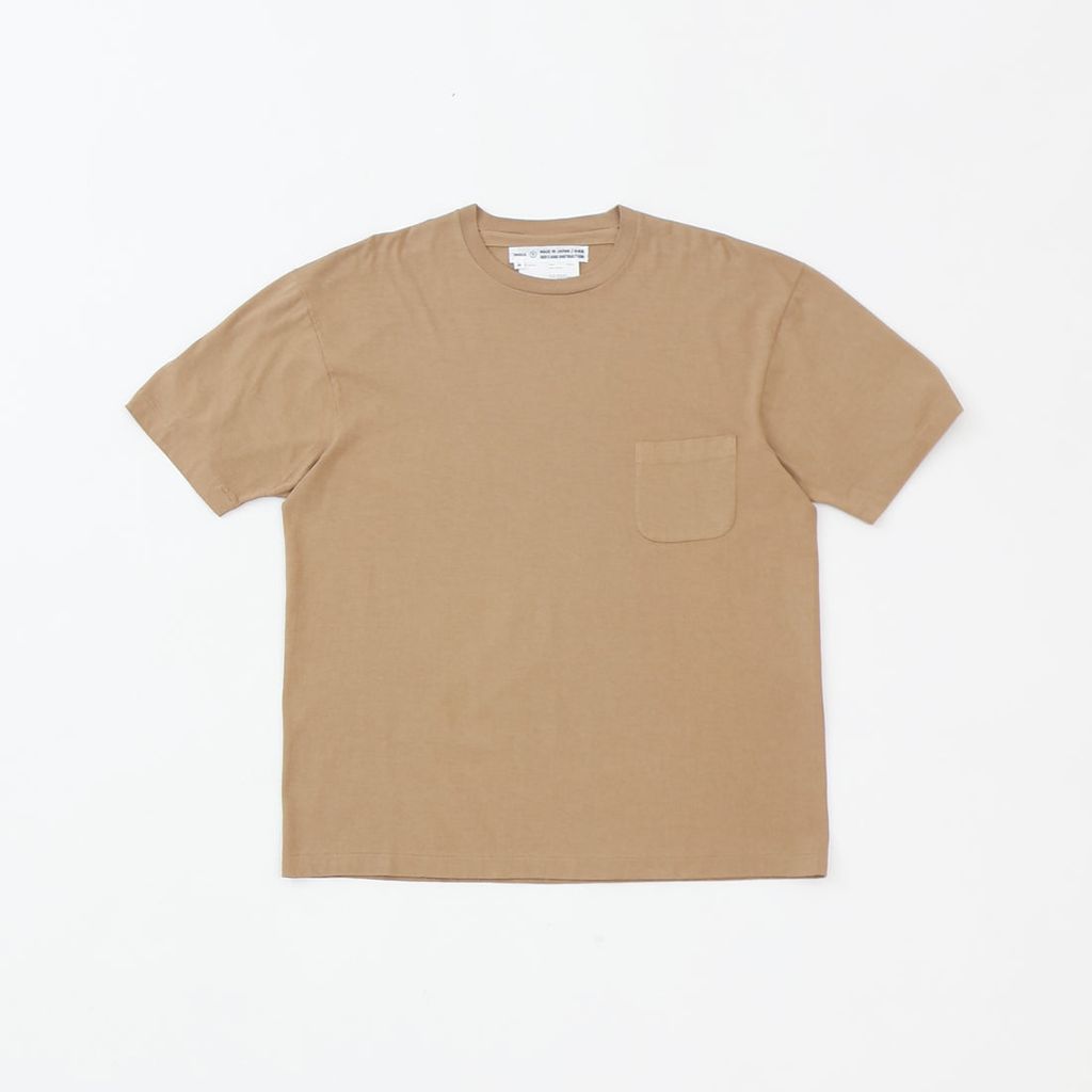 YAECA T Compact Fit Densely Knit T-Shirt with Pocket