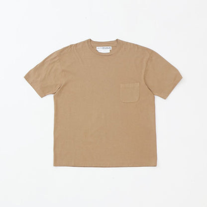 YAECA T Compact Fit Densely Knit T-Shirt with Pocket