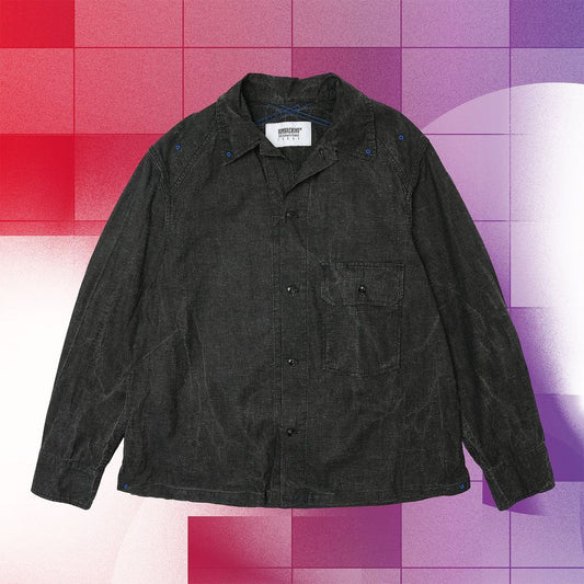 HOMBRENINO CORONA UTILITY EYELET SHIRT