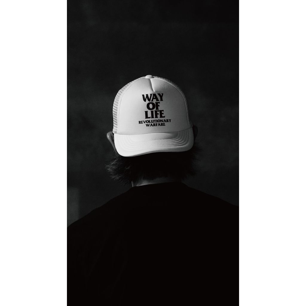 RATS MESH CAP "WAY OF LIFE" （WHITE）