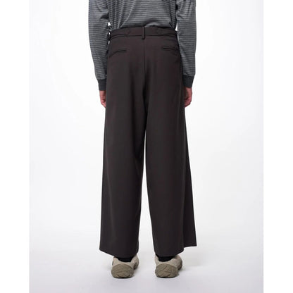 marka Recycled Polyester Wool Gabardine / Double Pleated Baggy Trousers
