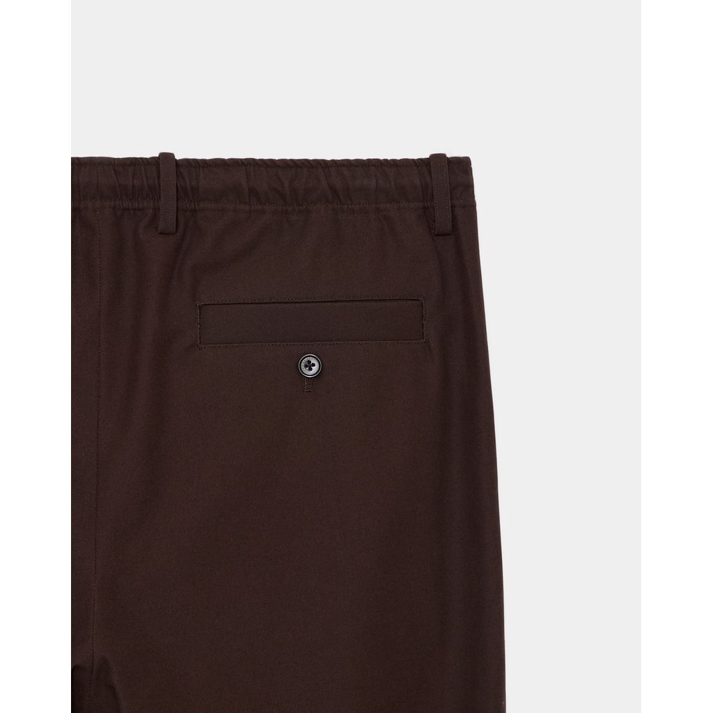 MARKAWARE Organic Cotton Gabardine Double Pleated Easy Trousers