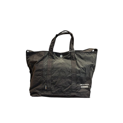 COMME des GARCONS HOMME コットンナイロンリップ パッチワーク 2WAY BAG