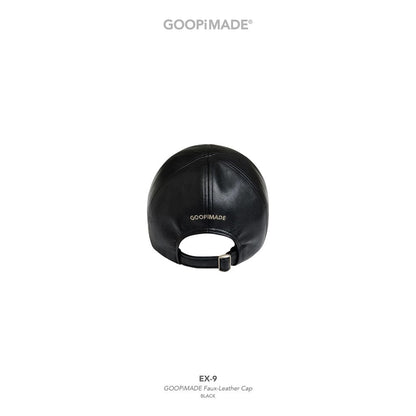 GOOPiMADE EX-9 GOOPiMADE Faux-Leather Cap