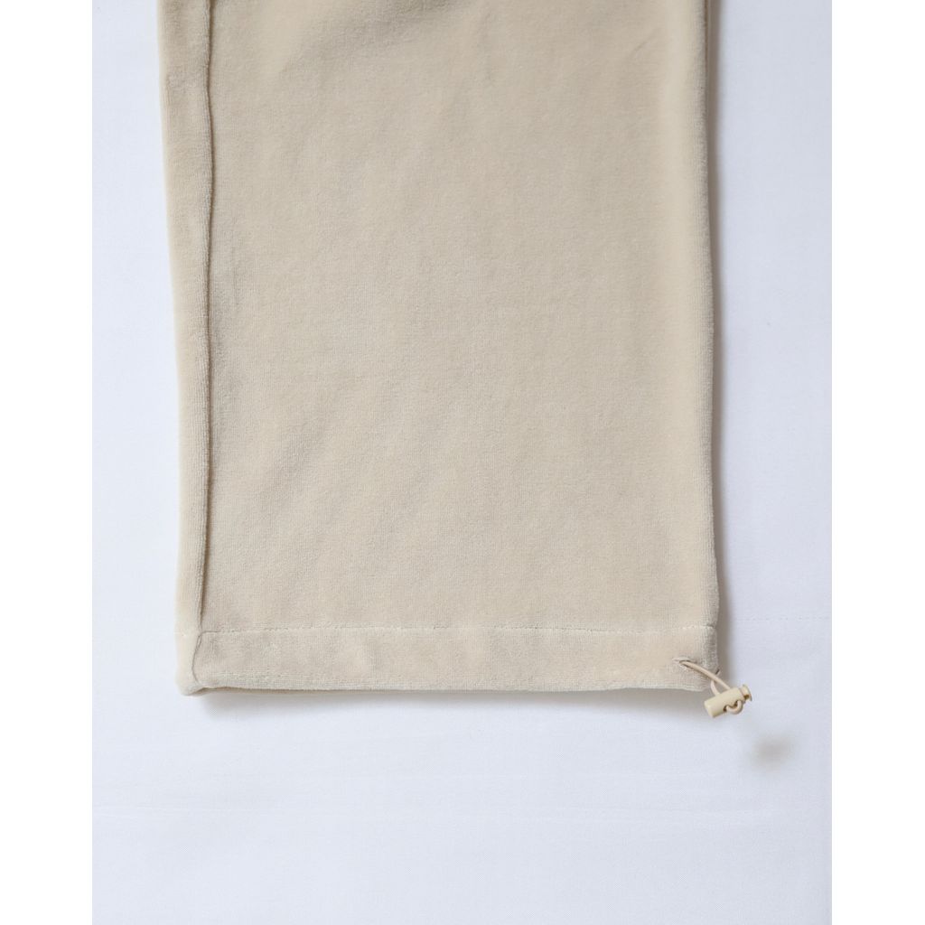 AMBERGLEAM Velor Pile Tapered Pants