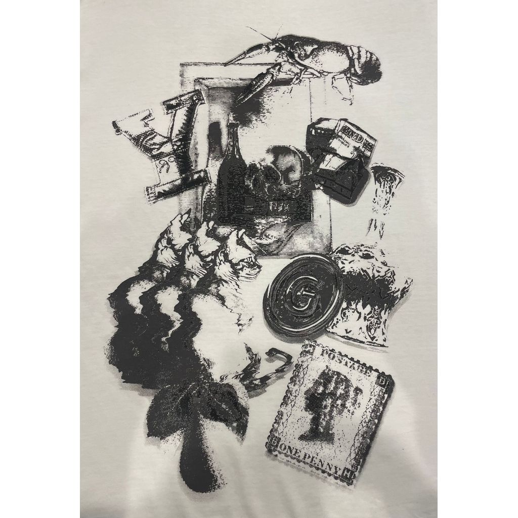 Ground Y COTTON JERSEY CHAOS T-SHIRT