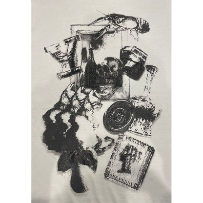 Ground Y COTTON JERSEY CHAOS T-SHIRT