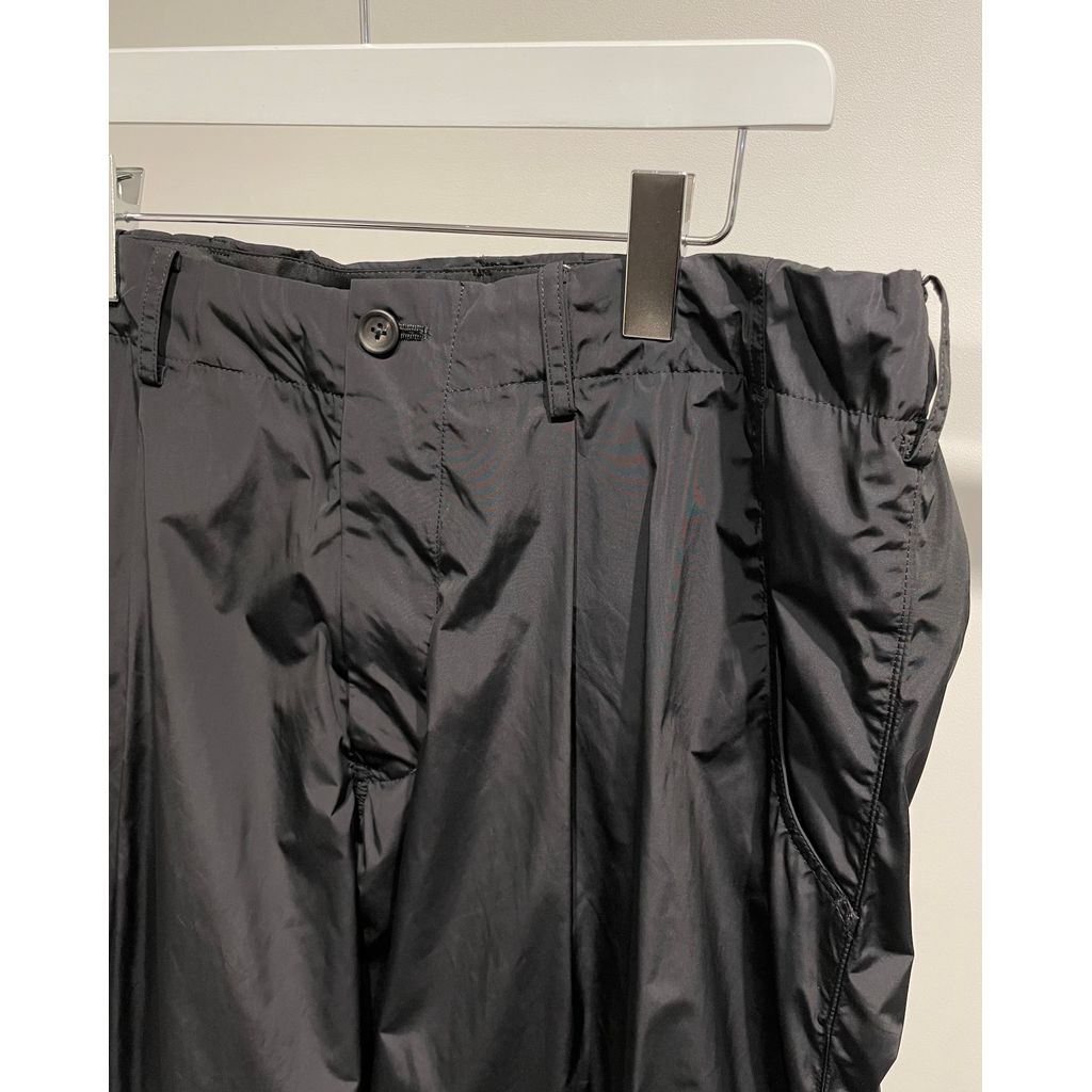 Y's for men NYLON TAFFETA SIDE ZIP PANTS
