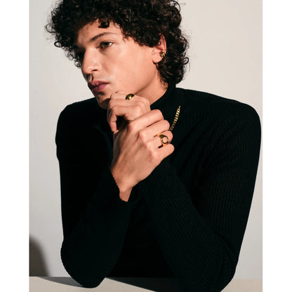 TOM WOOD Ear Cuff Thick Gold-M