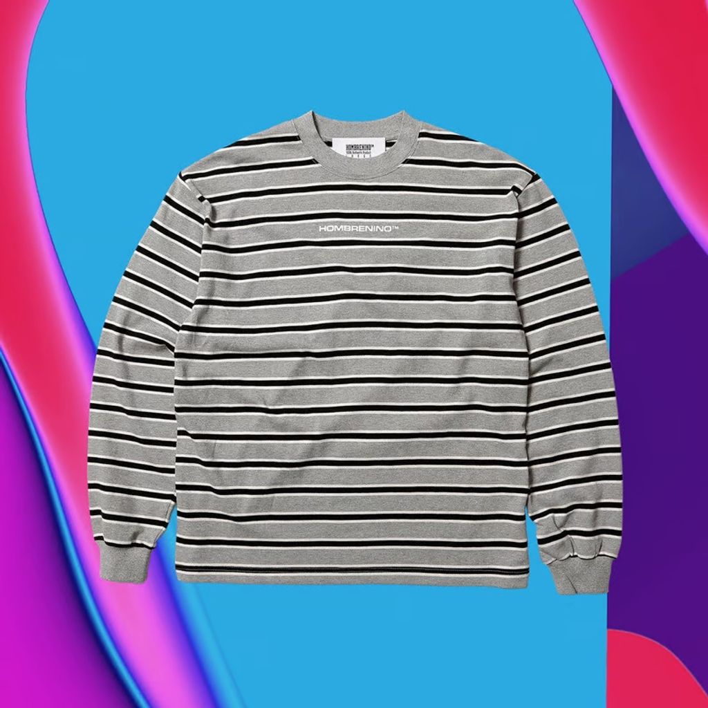 HOMBRE NINO STRIPE L/S TEE