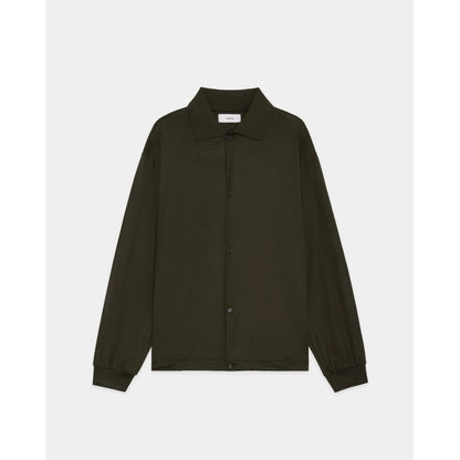 marka  Super 100s Washable Wool Jersey / Shirt Cardigan