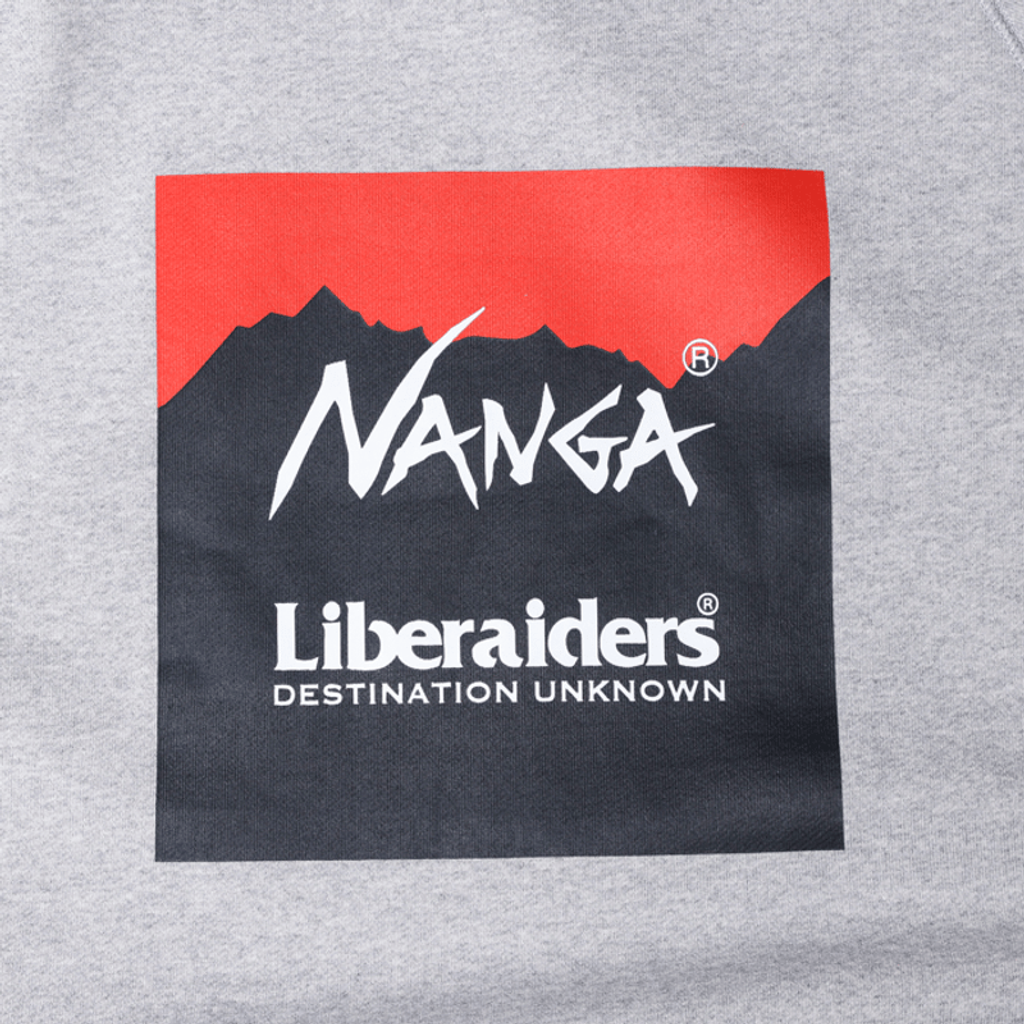 NANGA X Liberaiders  ECO HYBRID SWEAT SHIRT