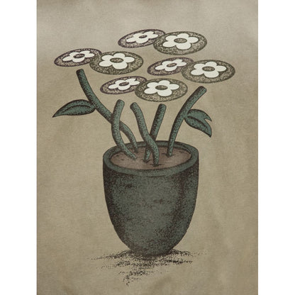 VANDY THE PINK CLASSIC LOGO FLOWER HOODIE（WASHED KHAKI）