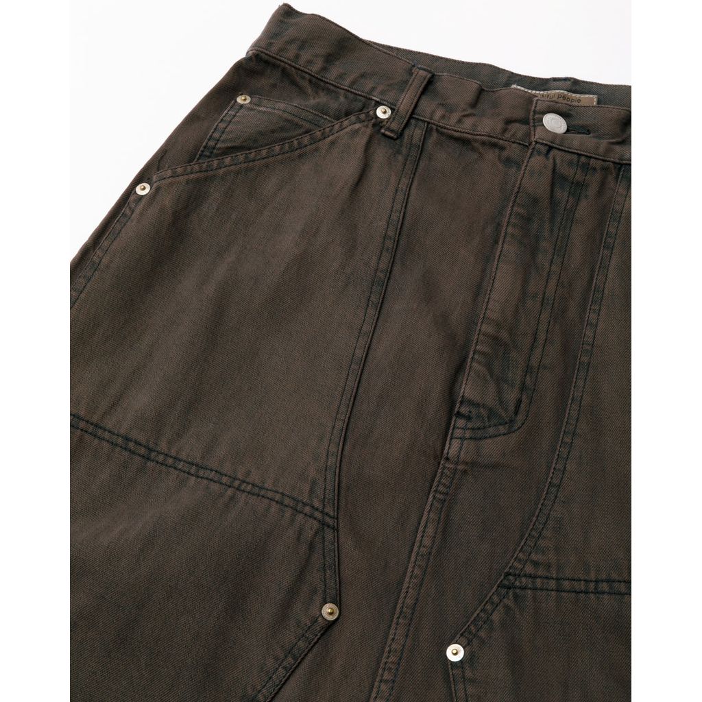 beautiful people double-end selvedge denim pants gradation