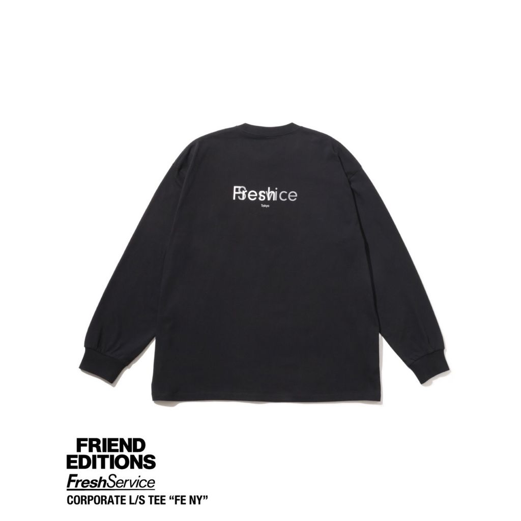 FreshSevice × FRIEND EDITIONS CORPORATE L/S TEE "FE NY"