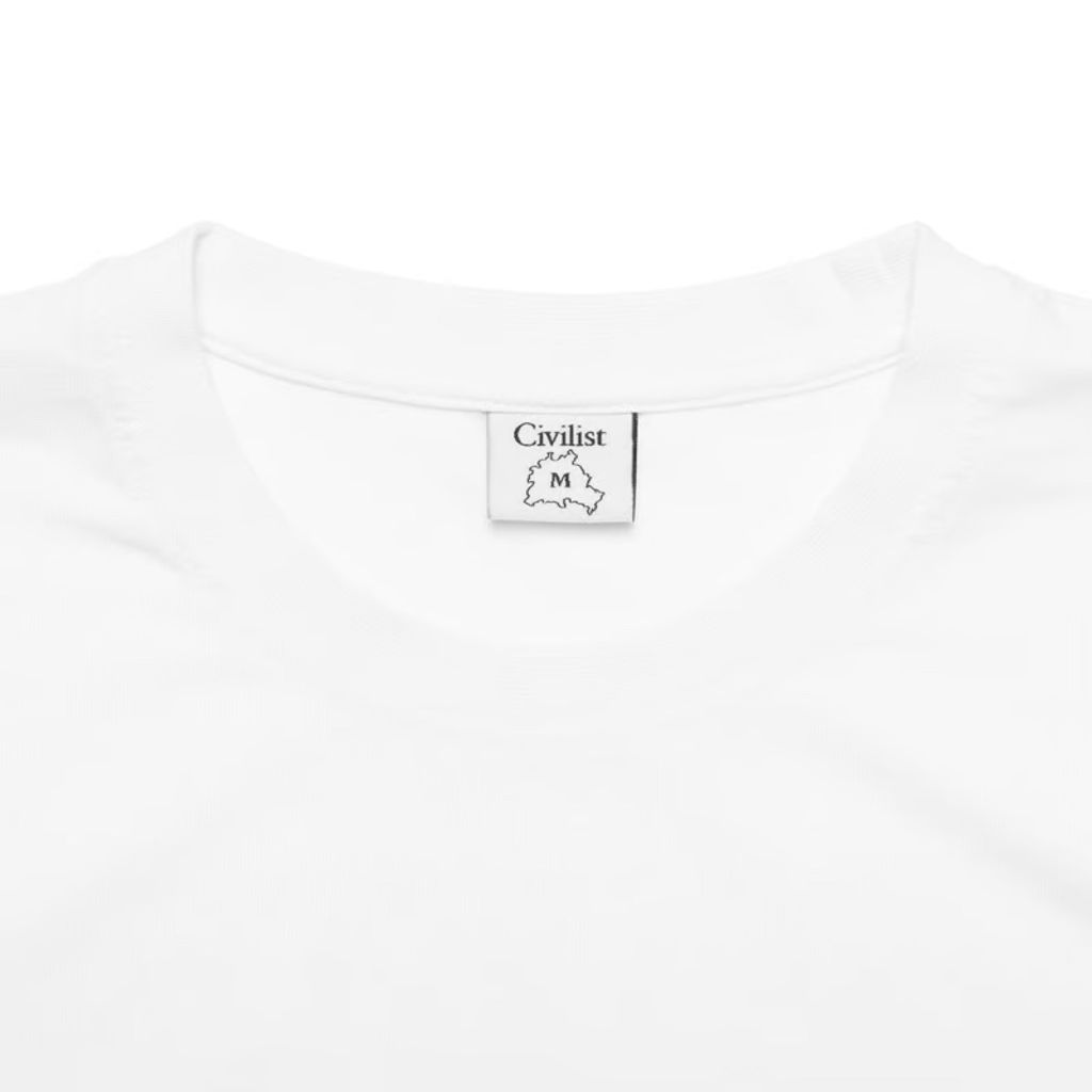 Civilist Crushed Tee - White