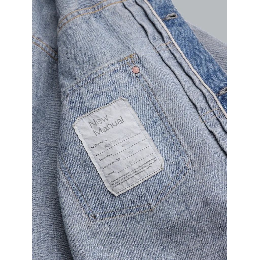 New Manual T-BACK DENIM JACKET