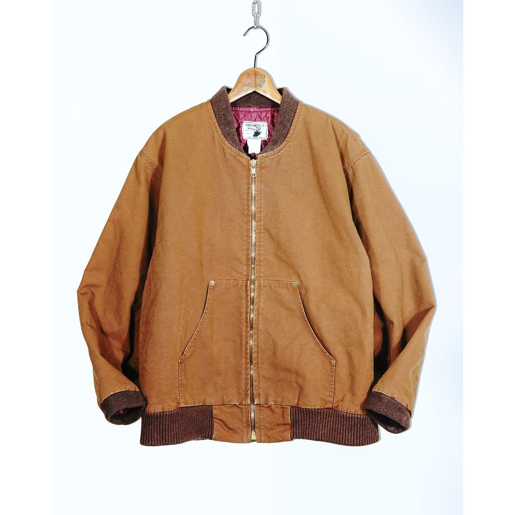 ANDFAMILYS Heavy Weight Duck Bomber Jacket