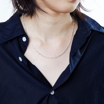 XOLO JEWELRY Figaro Link Necklace 2mm 50cm