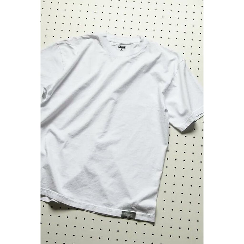 MINE MINE_DUCT TAPE T-SHIRT/WHITE LABEL