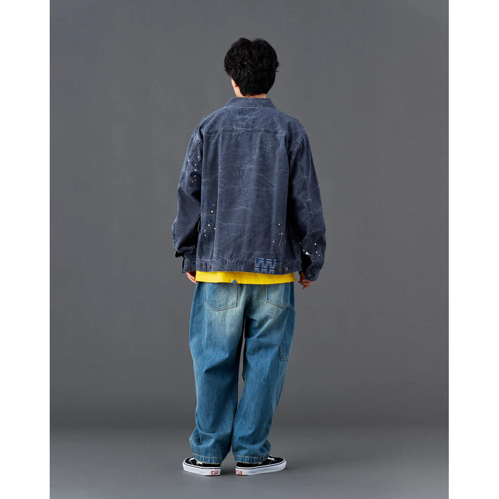Liberaiders  GARMENT DYED TRUCKER JACKET