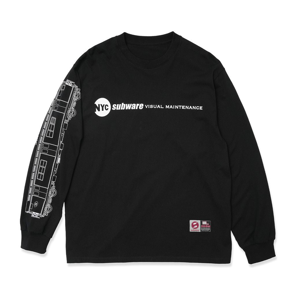 SUBWARE  MARQUEE LOGO LONG SLEEVE TEE