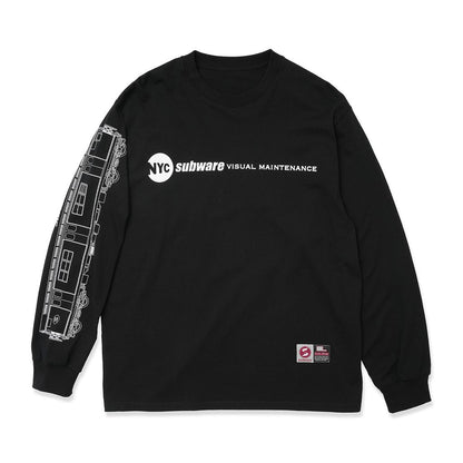 SUBWARE  MARQUEE LOGO LONG SLEEVE TEE