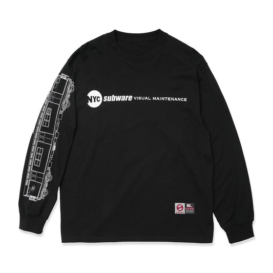 SUBWARE  MARQUEE LOGO LONG SLEEVE TEE