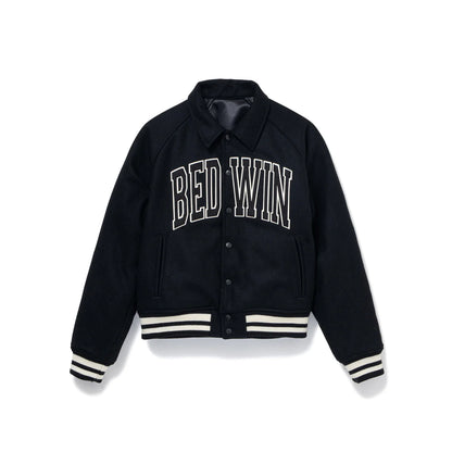 BEDWIN & THE HEARTBREAKERS MELTON AWARD JACKET JERRY