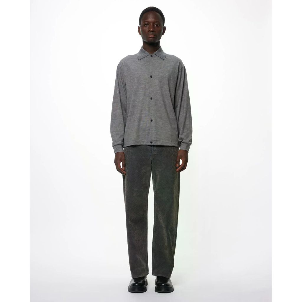 marka  Super 100s Washable Wool Jersey / Shirt Cardigan