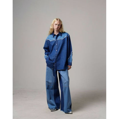 AMBERGLEAM デニムウエスタンジャケット