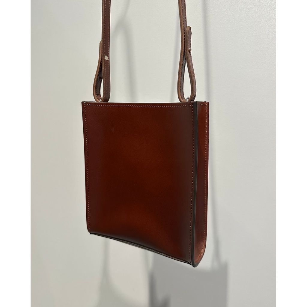 【MADE IN JAPAN】LINEAGE × BRASSBOUND JAPAN MADE LEATHER SHOLDER BAG（BROWN）