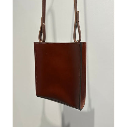 【MADE IN JAPAN】LINEAGE × BRASSBOUND JAPAN MADE LEATHER SHOLDER BAG（BROWN）