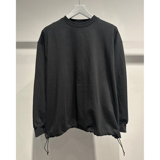 【MADE IN JAPAN】LINEAGE BALLON SOLID L/S TEE（SUPER BLACK）