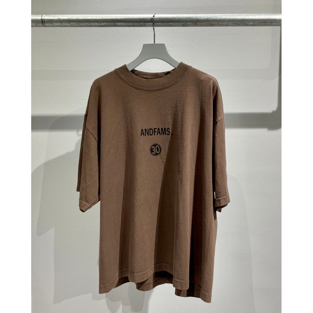 ANDFAMILYS Pigment Dye Tee -Anniv 30-
