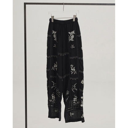 TODAYFUL Embroidery Patchwork Trousers