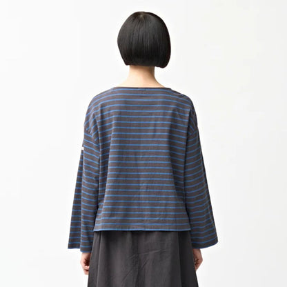 ORCIVAL OR-C0554 Women's Cotton Jersey Boat Neck Wide Sleeve Pullover 26AW