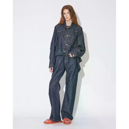 beautiful people double-end left hand twill denim blouson