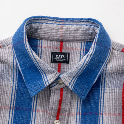 RATS COTTON FLANNEL CHECK SHIRT