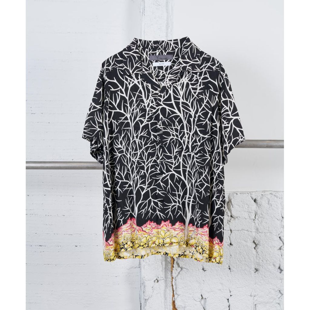 Y's for men × masses SHORT SLEEVE HAWAIIAN BLOUSE